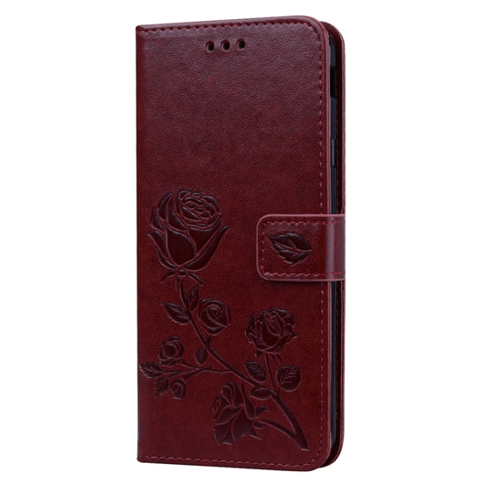 Rose Embossed Horizontal Flip PU Leather Case for Samsung Galaxy J4 Plus, with Holder & Card Slots & Wallet, For Samsung Galaxy J4 Plus