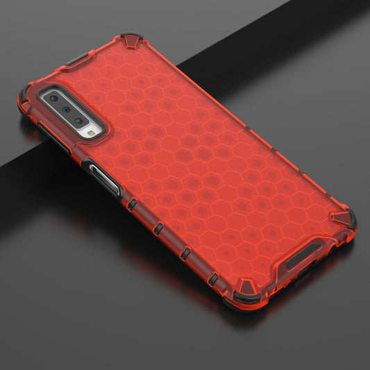 Shockproof Honeycomb PC + TPU Case for Galaxy A7 (2018), For Galaxy A7 (2018)