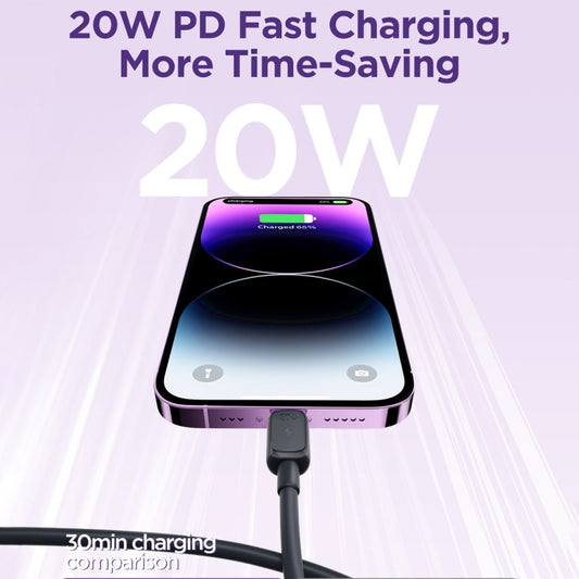 JOYROOM S-CL020A14 Multi-Color Series 20W USB-C / Type-C to 8 Pin Fast Charging Data Cable, Length:1.2m, Type-C to 8 Pin
