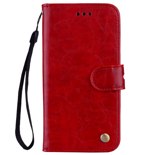 Business Style Oil Wax Texture Horizontal Flip Leather Case for Galaxy A6 Plus (2018), with Holder & Card Slots & Wallet, For Galaxy A6 Plus (2018)