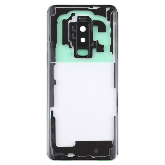 For Samsung Galaxy S9+ / G965F G965F/DS G965U G965W G9650 Transparent Battery Back Cover with Camera Lens Frame, For Galaxy S9+