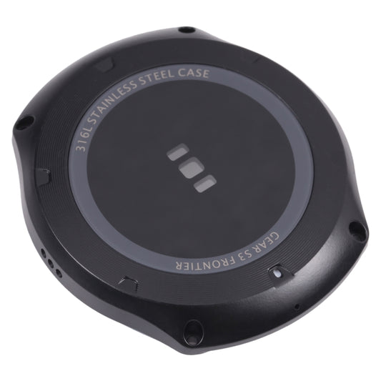 Rear Housing Cover with Glass Lens For Samsung Gear S3 Frontier SM-R760, SM-R760 (Black), SM-R760