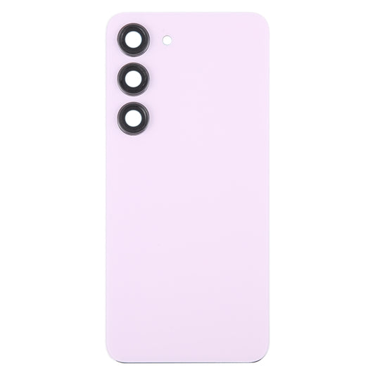For Samsung Galaxy S23 SM-S911B OEM Glass Battery Back Cover with Camera Lens Frame, For Samsung Galaxy S23 (with Camera Cover)