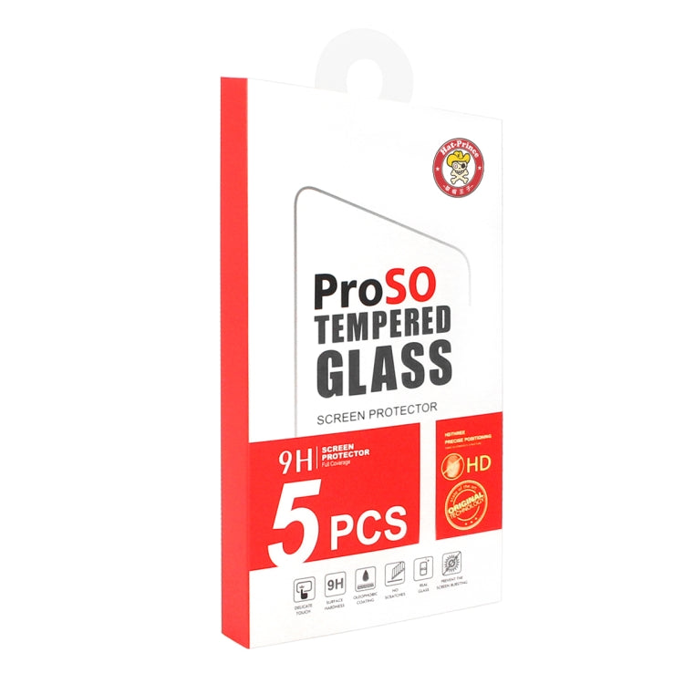 5 PCS ENKAY Hat-Prince 0.26mm 2.5D 9H Tempered Glass Protective Film for Samsung Galaxy A70