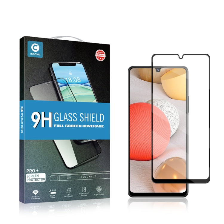 For Samsung Galaxy A42 5G mocolo 0.33mm 9H 2.5D Full Glue Tempered Glass Film, For Samsung Galaxy A42 5G