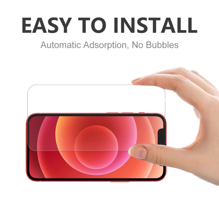 Hat-Prince ENKAY Clear TPU Shockproof Soft Case Drop Protection Cover + Clear HD Tempered Glass Protector Film, For iPhone 13 mini, For iPhone 13, For iPhone 13 Pro, For iPhone 13 Pro Max