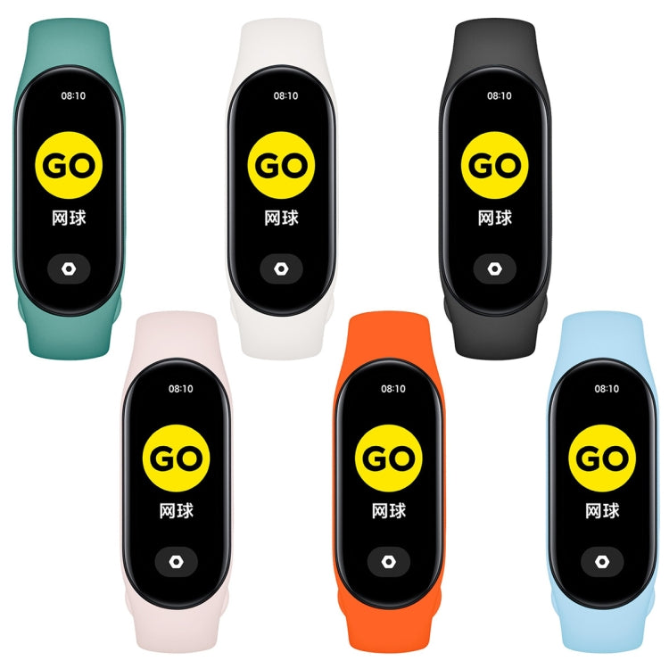 Special for Xiaomi Mi Band 7 JSM Integrated TPU Adjustable Elastic Watch Band, Orange, Pink, Black, Beige, Green, Blue