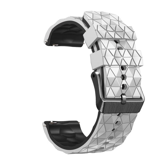 22mm Football Pattern Two-Color Silicone Strap, For Xiaomi Watch S1, For Xiaomi Watch Color 2, For Xiaomi Watch Sport, For Xiaomi Watch Color
