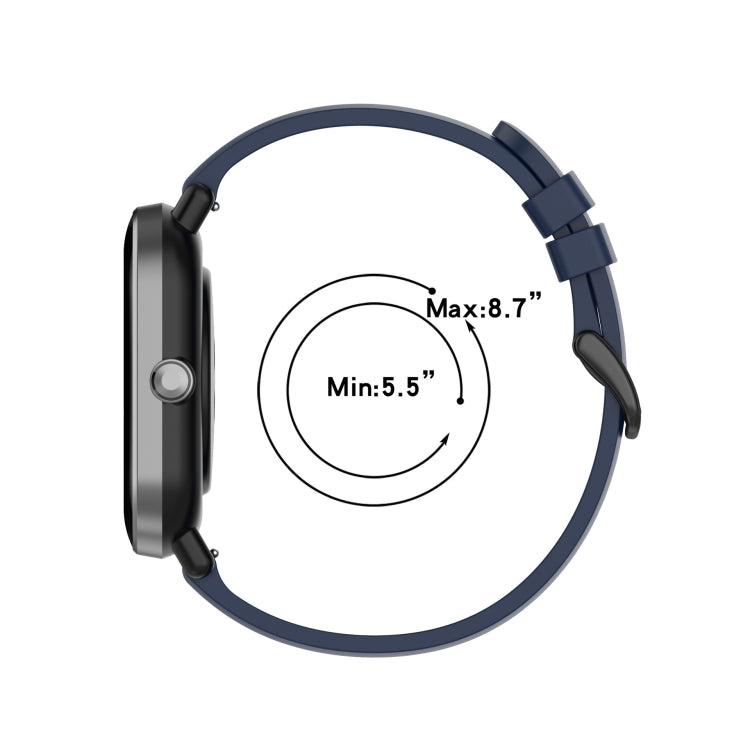 22mm Solid Color Soft Silicone Watch Band, For Xiaomi MI Watch S1 Pro