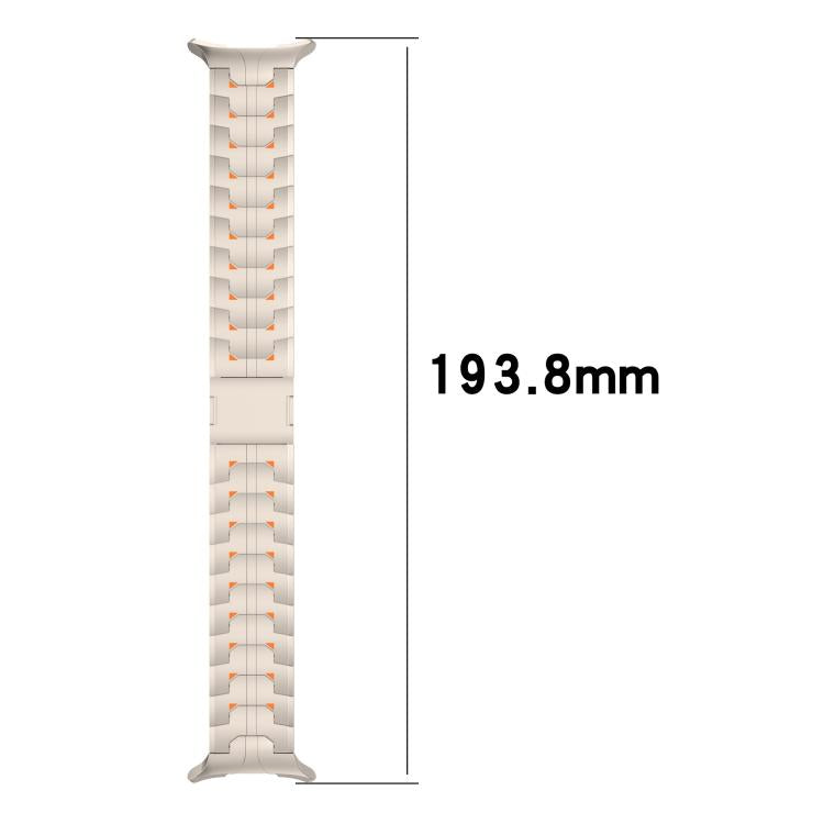 Steel Kongman Folding Clasp Titanium Metal Watch Band, For Samsung Galaxy Watch Ultra 47mm / Ultra 2025