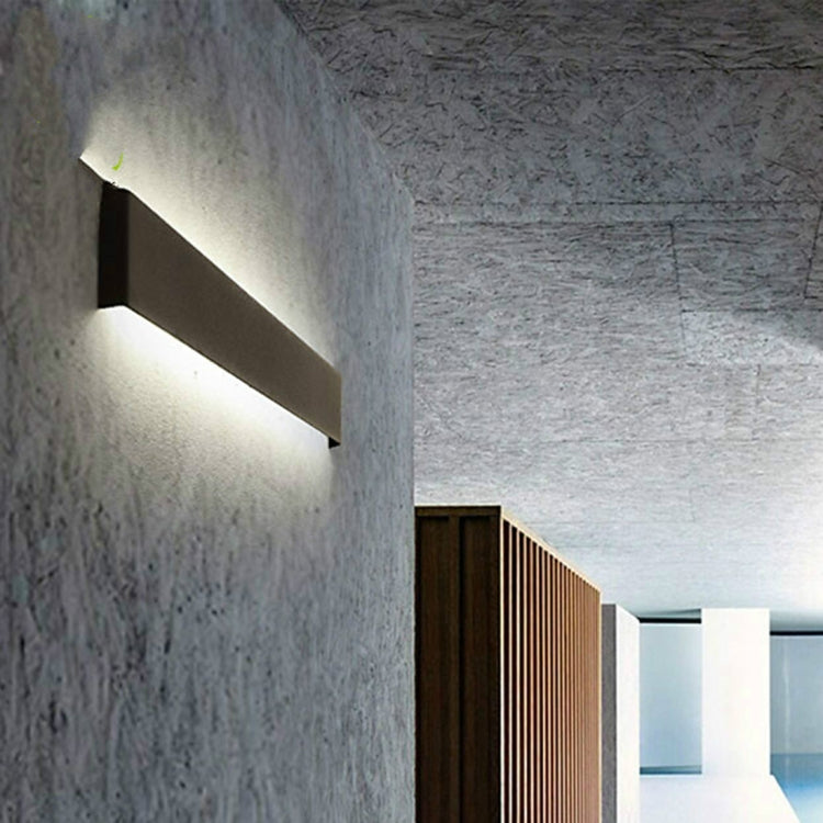 Modern Minimalist Living room Hallway Stairs Sconce LED Wall Lamp Creative Decoration Lighting, Black-15cm 6W, Black-30cm 12W, Black-48cm 18W, Black-58cm 24W, Silver-15cm 6W, Silver-30cm 12W, Silver-48cm 18W, Silver-58cm 24W