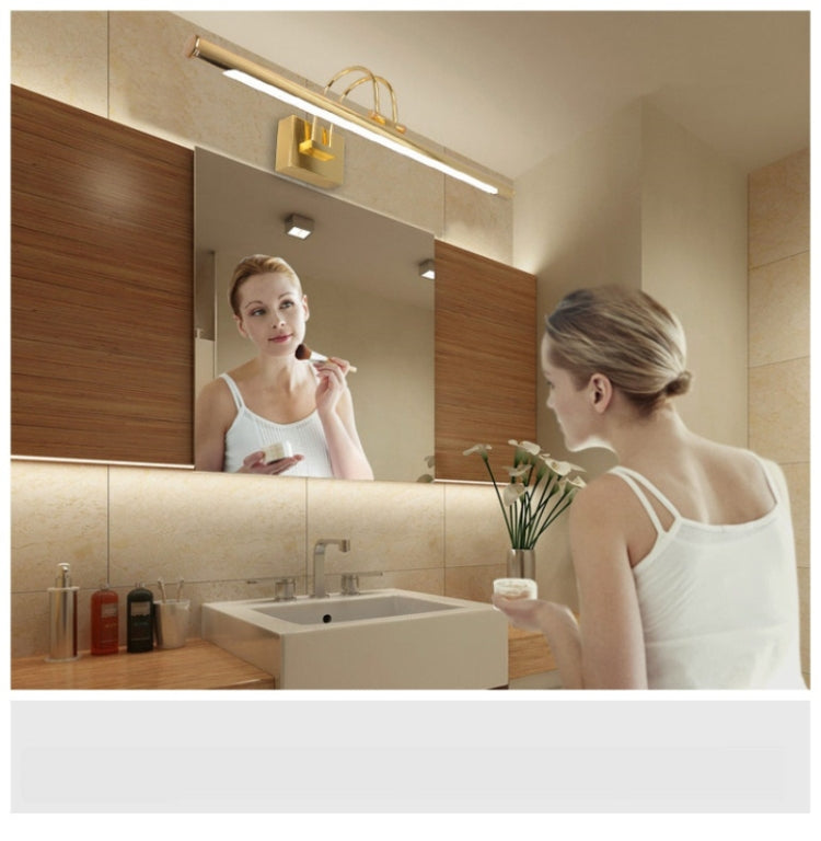 LED Mirror Headlight Waterproof Rotatable Iron art Acrylic Bathroom Washroom Indoor Wall Light, AC 110-240V, White Light 41cm 6W, White Light 55cm 9W, White Light 63cm 12W, Warm White 41cm 6W, Warm White 55cm 9W, Warm White 63cm 12W