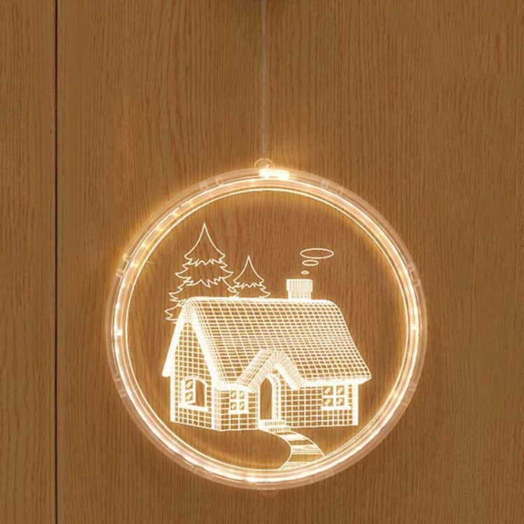 Christmas Decoration Light LED Holiday 3D Hanging Lamp, Battery, USB