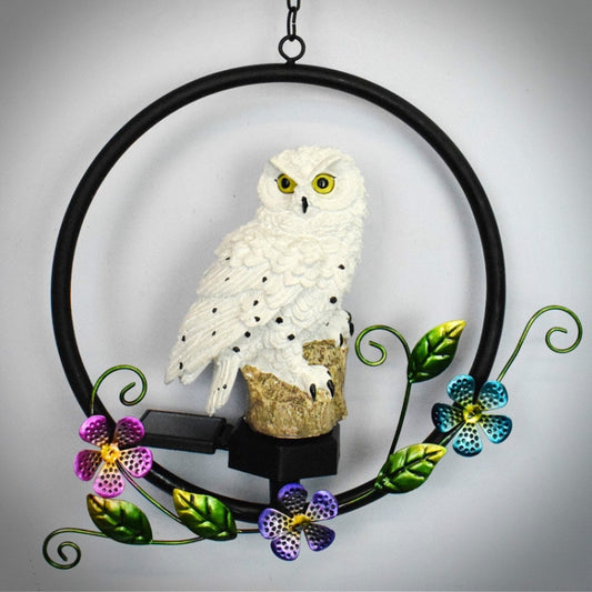 Owl Shape Solar Lawn Light Garden LED Pendant Light
