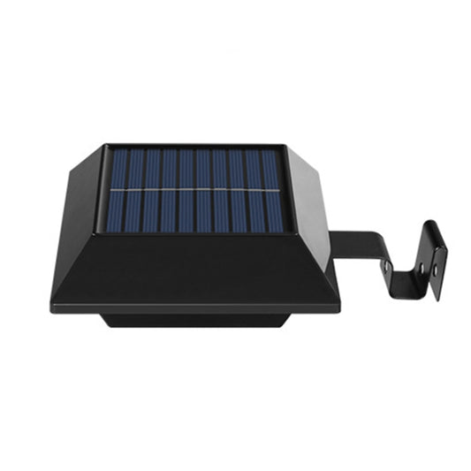 12 LED Solar Outdoor Railing Stair Square Wall Light, Black Shell-White Light, Black Shell-Warm Light, White Shell-White Light, White Shell-Warm Light
