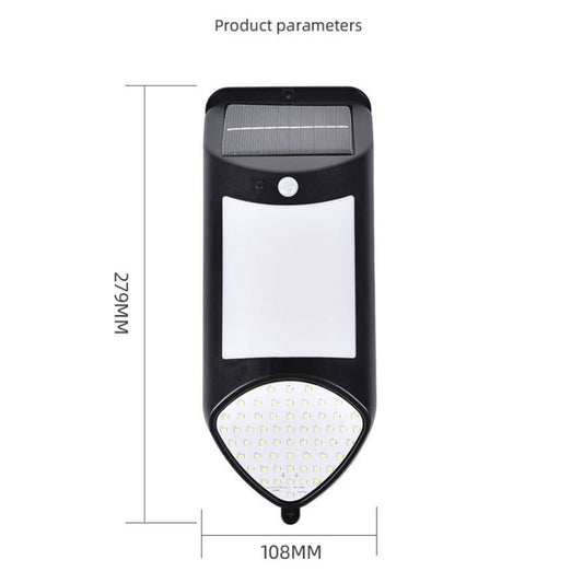 X-A18 59 LED Solar LED Flame Human Sensor Lights Garden Lights