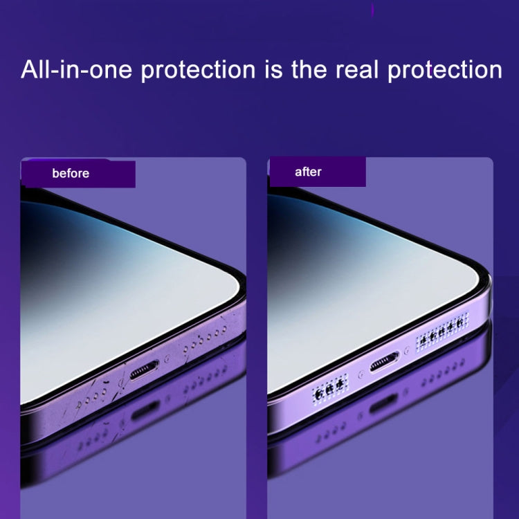 5 Sets Soft Hydrogel Film Speaker Dust Net For iPhone 14 iPhone 13 iPhone 12 Series ,Spec:, 2pcs/set, 2pcs/set With Dust Plugs