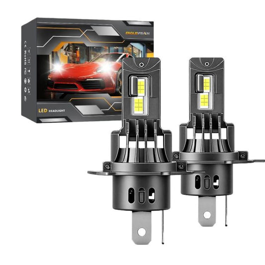 2pcs/Pack 6500K Focused Beam Plug-And-Play Car Headlight With Fan, Z08 H7, Z08 H4, Z08 H11, Z08 9005, Z08 9006