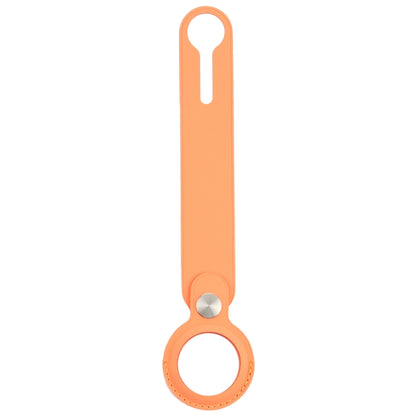 Anti-scratch Polyurethane Case Cover with Hang Loop for AirTag 2nd Gen / AirTag 1st Gen