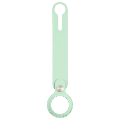 Anti-scratch Polyurethane Case Cover with Hang Loop for AirTag 2nd Gen / AirTag 1st Gen