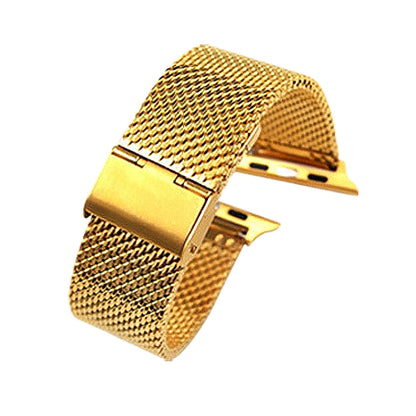 304 Stainless Steel Milanese Watch Band with Connector For Apple Watch Series 10 42mm / 9&8&7 41mm / SE 3&SE 2&6&SE&5&4 40mm / 3&2&1 38mm, For Apple Watch Series 7  41mm / & 6 & SE & 5 & 4 40mm