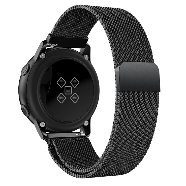Milanis Magnetic Stainless Steel Mesh Wrist Strap WatchBand for Galaxy Watch Active 20mm