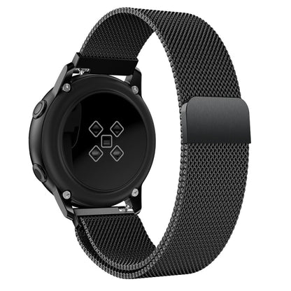 Milanis Magnetic Stainless Steel Mesh Wrist Strap WatchBand for Galaxy Watch Active 20mm