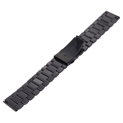 For Samsung Gear S2 Classic Smart Watch Butterfly Buckle 3 Beads Stainless Steel Watchband