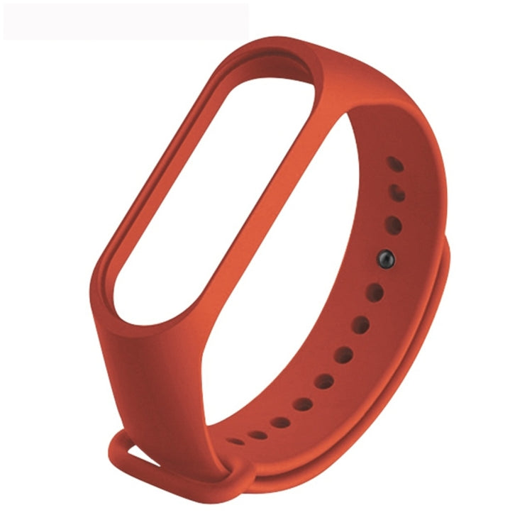 Pure Color Soft TPU  Watch Bands for Xiaomi Mi Band 4, Host Not Included, Pink, Dark Blue, Wine Red, Black, Orange