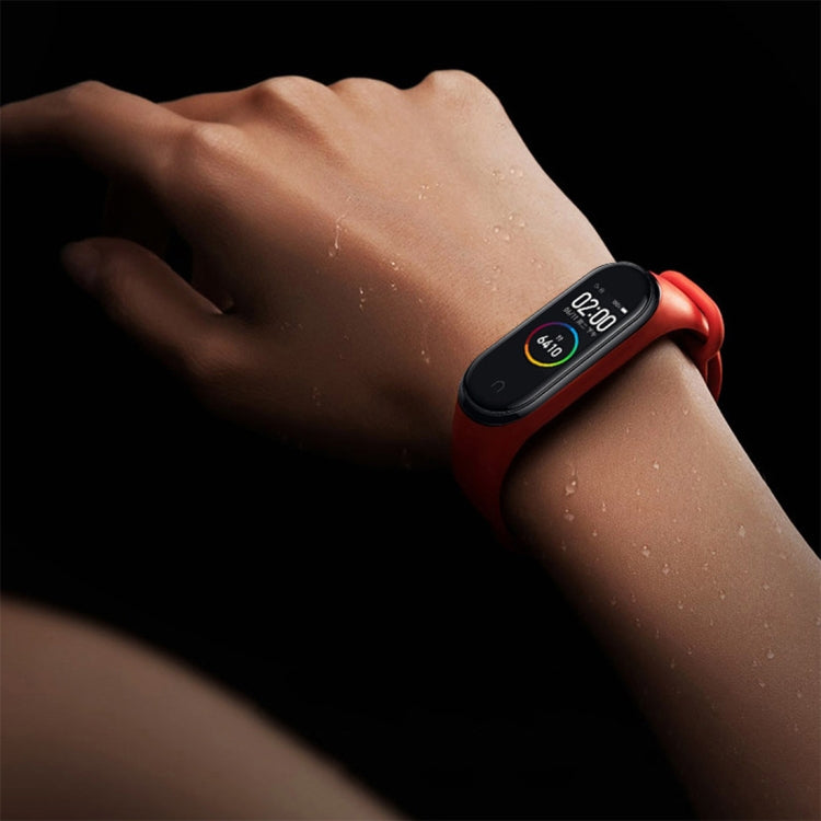 Pure Color Soft TPU  Watch Bands for Xiaomi Mi Band 4, Host Not Included, Pink, Dark Blue, Wine Red, Black, Orange