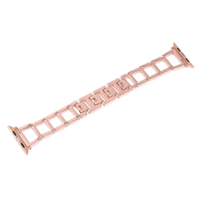 Colorful Diamond Stainless Steel Watch Band for Apple Watch Series 10 42mm / 9&8&7 41mm / SE 3&SE 2&6&SE&5&4 40mm / 3&2&1 38mm