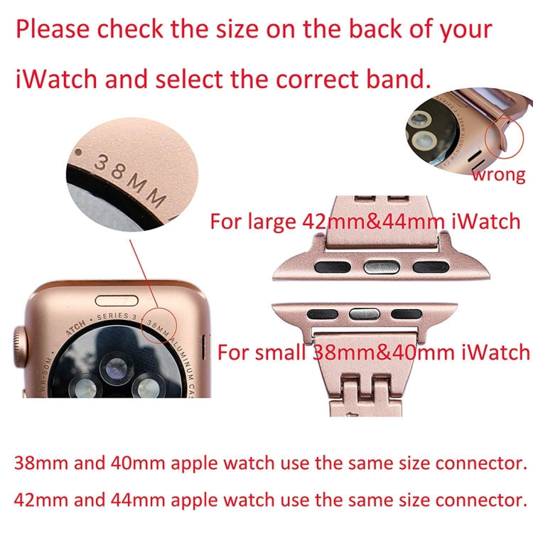 Colorful Diamond Stainless Steel Watch Band for Apple Watch Ultra 49mm&Watch Ultra 2 49mm / Series 10 46mm / 9&8&7 45mm / SE 3&SE 2&6&SE&5&4 44mm / 3&2&1 42mm