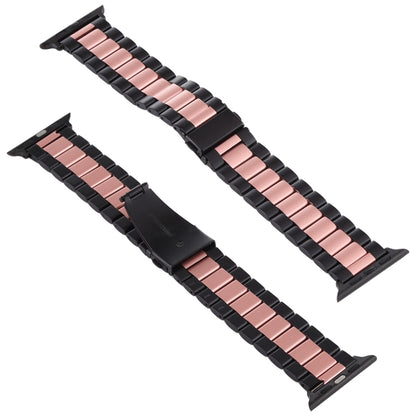 For Apple Watch Series 10 42mm / 9&8&7 41mm / SE 3&SE 2&6&SE&5&4 40mm / 3&2&1 38mm Stainless Steel Wrist Strap Watch Band, For Apple Watch Series 7 41mm / 6 & SE & 5 & 4 40mm / 3 & 2 & 1 38mm                                                             ...