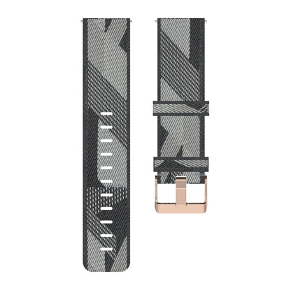 22mm Stripe Weave Nylon Wrist Strap Watch Band for Galaxy Watch 46mm / Gear S3
