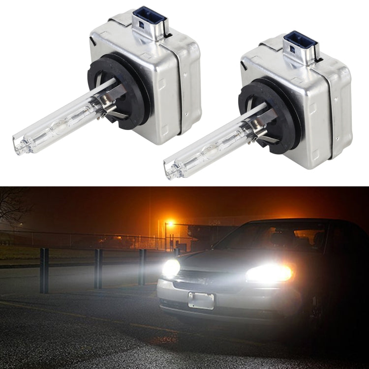 1 Pair D8S 6000K DC12V 35W Car HID Xenon Bulb Kit Headlight, D8S 6000K