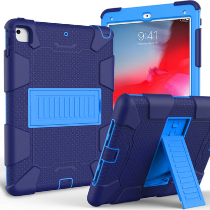 Shockproof Two-color silicone Protection Shell for iPad 9.7(2018) & 9.7(2017) & Air 2, with Holder