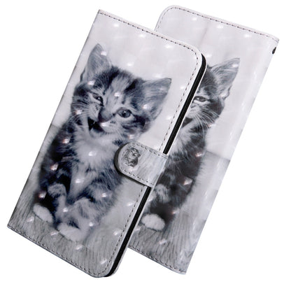 3D Coloured Drawing Pattern Horizontal Flip Leather Case with Holder & Card Slots & Wallet & Lanyard, for Xiaomi Redmi 7S / Redmi Note 7 Pro, for Galaxy A10E / A20E, for LG K50 / Q60, for Huawei Honor 20 Lite