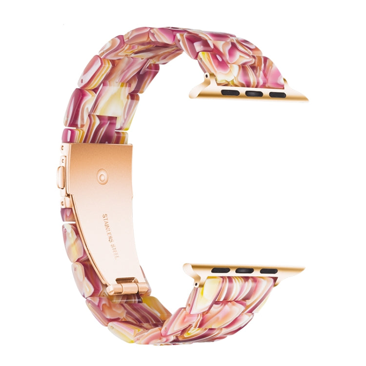 Simple Fashion Resin Watch Strap for, For Apple Watch Series 4 40mm & Series 3 & 2 & 1 38mm, For Apple Watch Series 4 44mm & Series 3 & 2 & 1 42mm