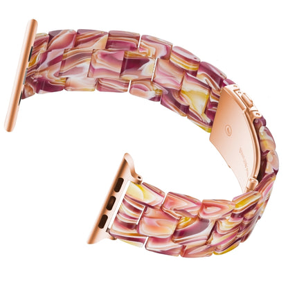 Simple Fashion Resin Watch Strap for, For Apple Watch Series 4 40mm & Series 3 & 2 & 1 38mm, For Apple Watch Series 4 44mm & Series 3 & 2 & 1 42mm