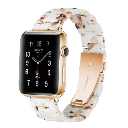 Simple Fashion Resin Watch Strap for, For Apple Watch Series 4 40mm & Series 3 & 2 & 1 38mm, For Apple Watch Series 4 44mm & Series 3 & 2 & 1 42mm