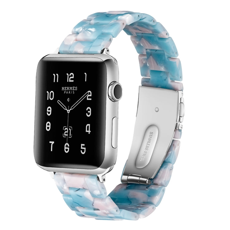 Simple Fashion Resin Watch Strap for, For Apple Watch Series 4 40mm & Series 3 & 2 & 1 38mm, For Apple Watch Series 4 44mm & Series 3 & 2 & 1 42mm