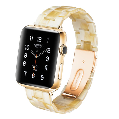 Simple Fashion Resin Watch Strap for, For Apple Watch Series 4 40mm & Series 3 & 2 & 1 38mm, For Apple Watch Series 4 44mm & Series 3 & 2 & 1 42mm