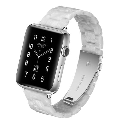 Simple Fashion Resin Watch Strap for, For Apple Watch Series 4 40mm & Series 3 & 2 & 1 38mm, For Apple Watch Series 4 44mm & Series 3 & 2 & 1 42mm