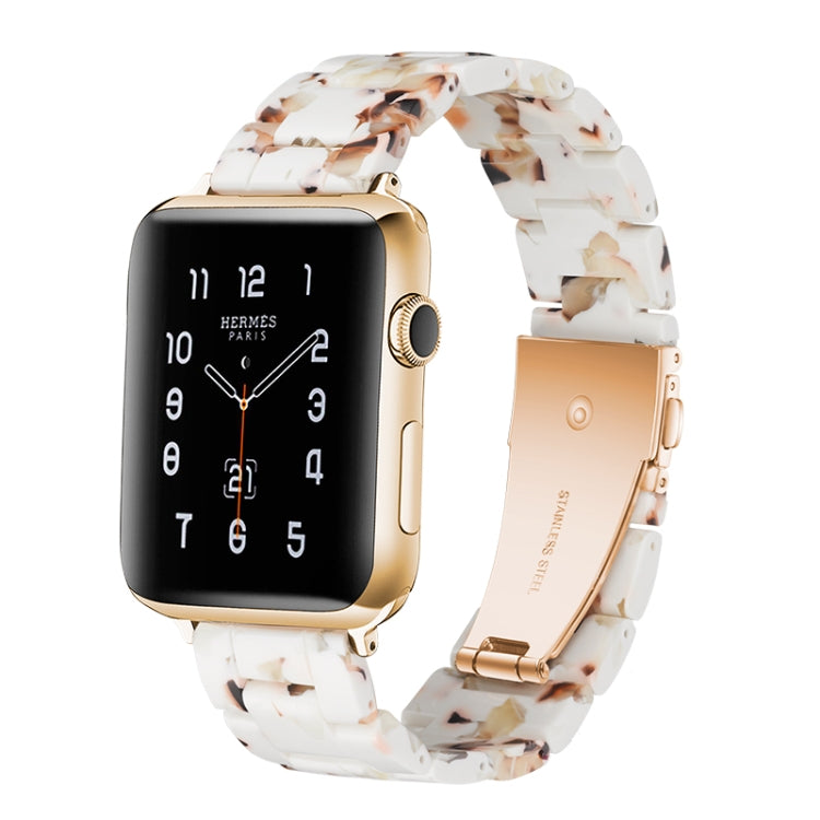 Simple Fashion Resin Watch Strap for, For Apple Watch Series 4 40mm & Series 3 & 2 & 1 38mm, For Apple Watch Series 4 44mm & Series 3 & 2 & 1 42mm