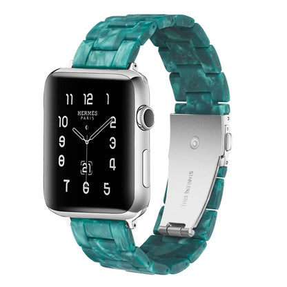 Simple Fashion Resin Watch Strap for, For Apple Watch Series 4 40mm & Series 3 & 2 & 1 38mm, For Apple Watch Series 4 44mm & Series 3 & 2 & 1 42mm