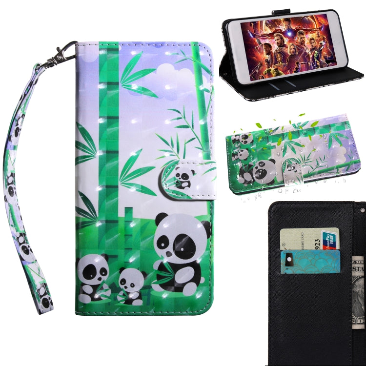 3D Painting Pattern Coloured Drawing Horizontal Flip TPU + PU Leather Case with Holder & Card Slots & Wallet, For Huawei Enjoy  9S, For Huawei Y5 2019, For Nokia 3.2, For Nokia 4.2
