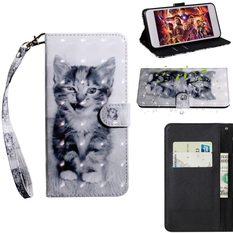 3D Painting Pattern Coloured Drawing Horizontal Flip TPU + PU Leather Case with Holder & Card Slots & Wallet, For Samsung Galaxy S8+, For Samsung Galaxy S9, For Samsung Galaxy S9+