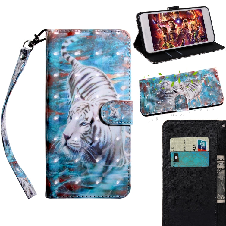 3D Painting Pattern Coloured Drawing Horizontal Flip TPU + PU Leather Case with Holder & Card Slots & Wallet, For Galaxy A10, For Galaxy A20 / A30, For Galaxy A40, For Galaxy A70