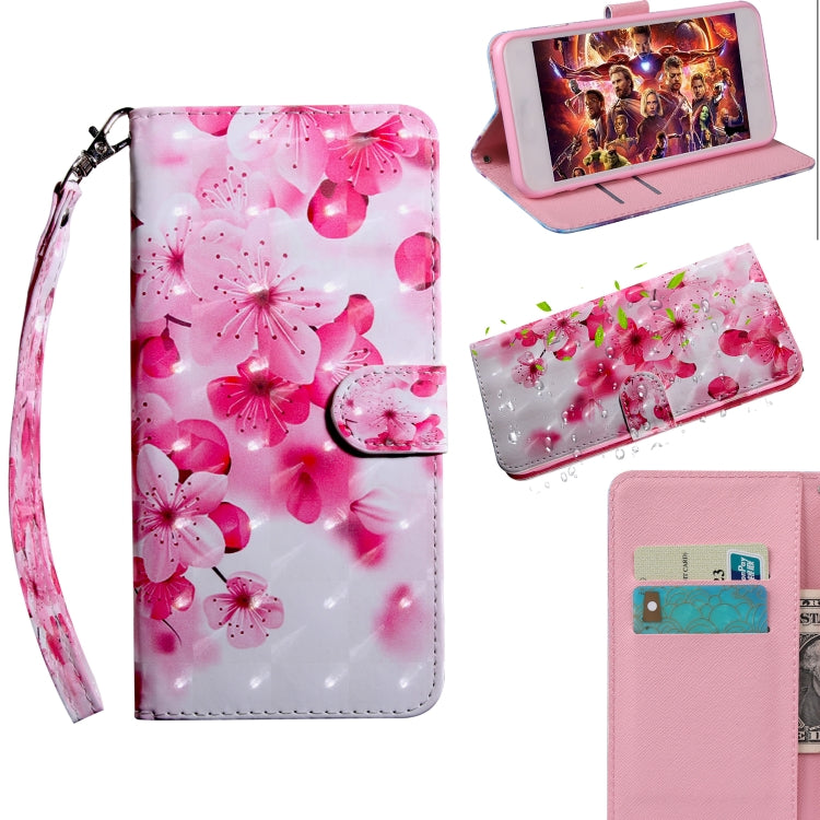 3D Painting Pattern Coloured Drawing Horizontal Flip TPU + PU Leather Case with Holder & Card Slots & Wallet, For Huawei Honor 10 Lite, For Huawei  P30 Pro, For Galaxy J8 2018, For Galaxy S10