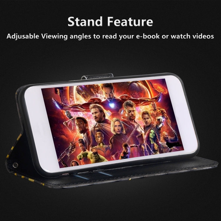 3D Painting Pattern Horizontal Flip TPU + PU Leather Case with Holder & Card Slots & Wallet, For Galaxy A20e, For Galaxy A40, For Galaxy A50, For Galaxy A70